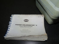 Hach Pocket Colorimeter II Cl2 pH 50700-12 with Total Chlorine Test Kit CN-66T