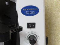 Olympus CX31 Microscope + 4x, 10x, 40x, 100x Oil PlanC N Objectives - Exceptional Condition