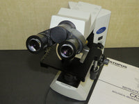 Olympus CX31 Microscope + 4x, 10x, 40x, 100x Oil PlanC N Objectives - Exceptional Condition