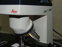 Leica ATC2000 Binocular Microscope w/ 4 Objectives 4x 10x 40x 100x oil + Color Camera