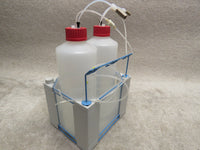 Dionex HPLC Chromatography Waste Bottles and carrier basket