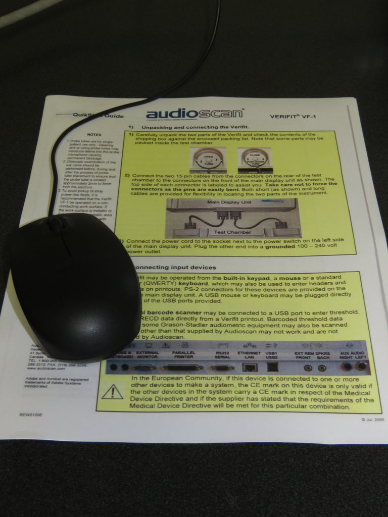 Audioscan Verifit 1 Real Ear Hearing Aid Analyzer with 2017 Software ...