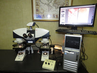 Dual Leica DM2500 Microscopes w/ FS4000 Forensic Bridge HCX PL FLUOTAR Objectives + Camera