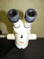 Leica MZ6 inspection stereo microscope 1.0X Objective & Articulating Weighted Stand