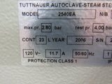 Tuttnauer EZ10 2540EA Automatic Autoclave Steam Sterilizer Tattoo & Beauty Benchtop