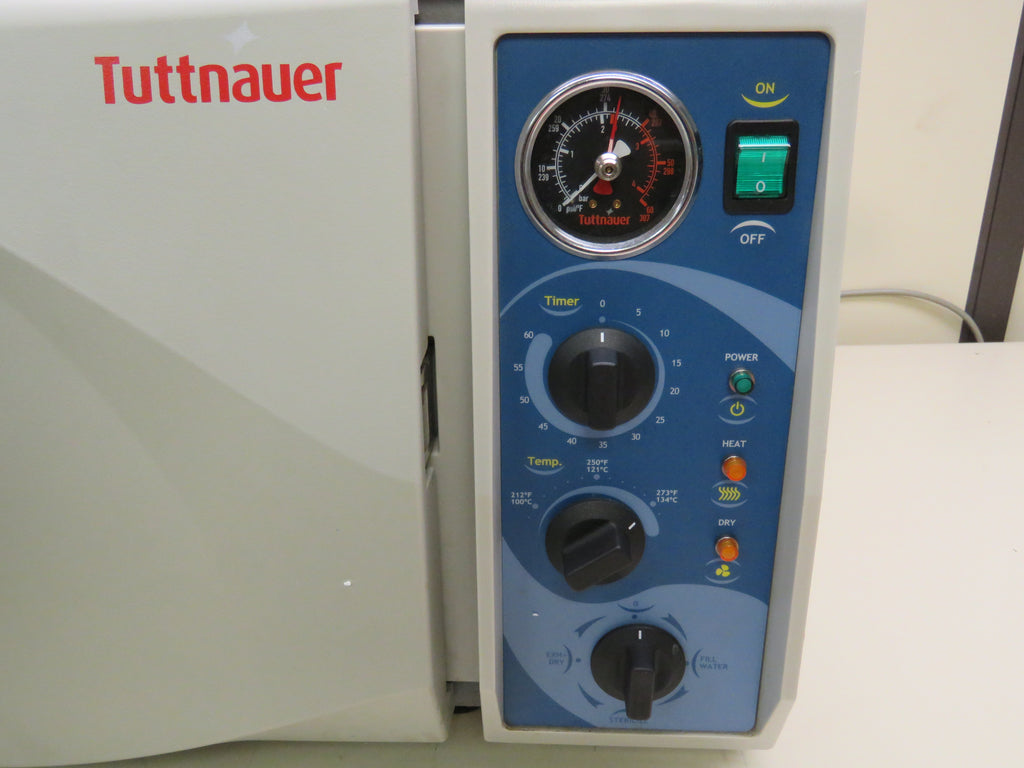 Tuttnauer 2540M Manual Autoclave Steam Sterilizer 10