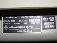 Hamilton Bell V6500 Vanguard Six-Place 3400 RPM Constant Speed Centrifuge VIDEO!