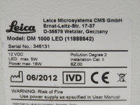 Leica DM1000 LED Laboratory Microscope - 63x 40x 20x objectives IVD IVF