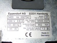 Eppendorf 5453 MiniSpin Plus Micro 230 Volt Centrifuge w/ F45-12-11 Rotor & Lid, Warranty