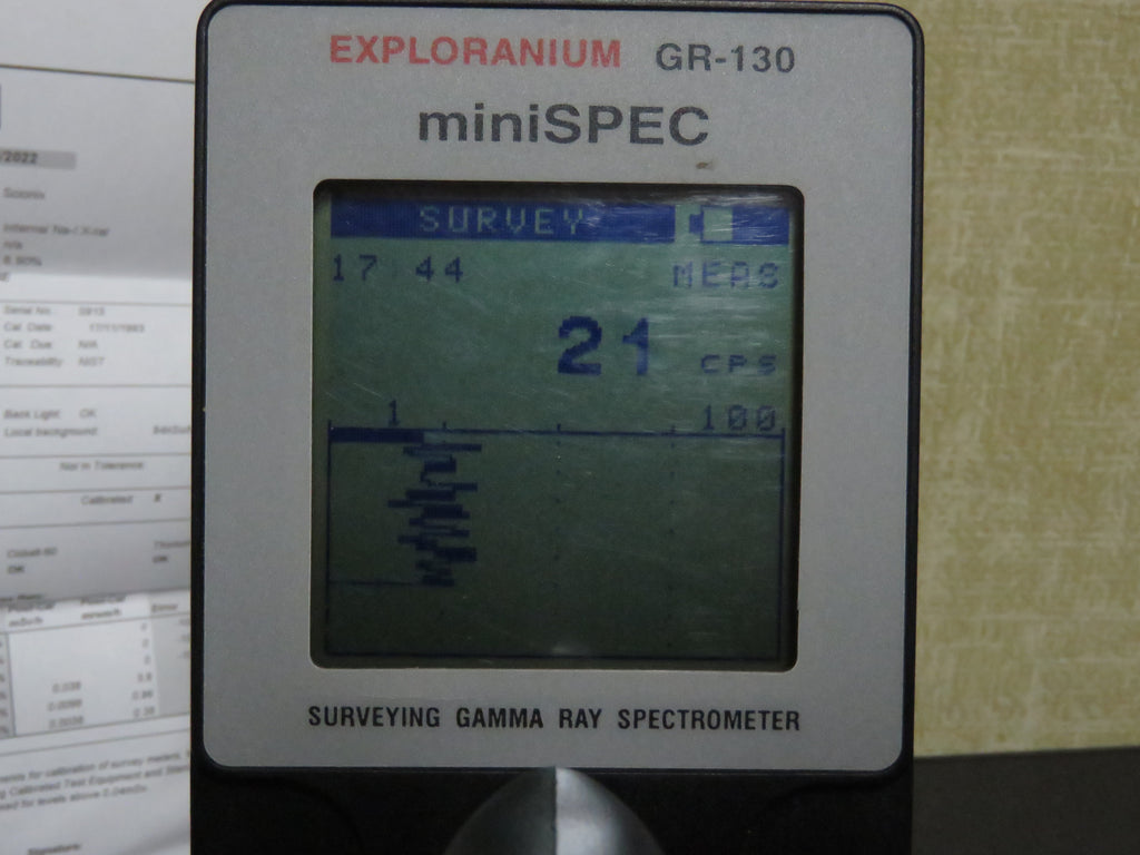 Exploranium Integral Probe Exploranium GR-130 miniSPEC Surveying Gamma Ray Spectrometer, Fresh Ca ...