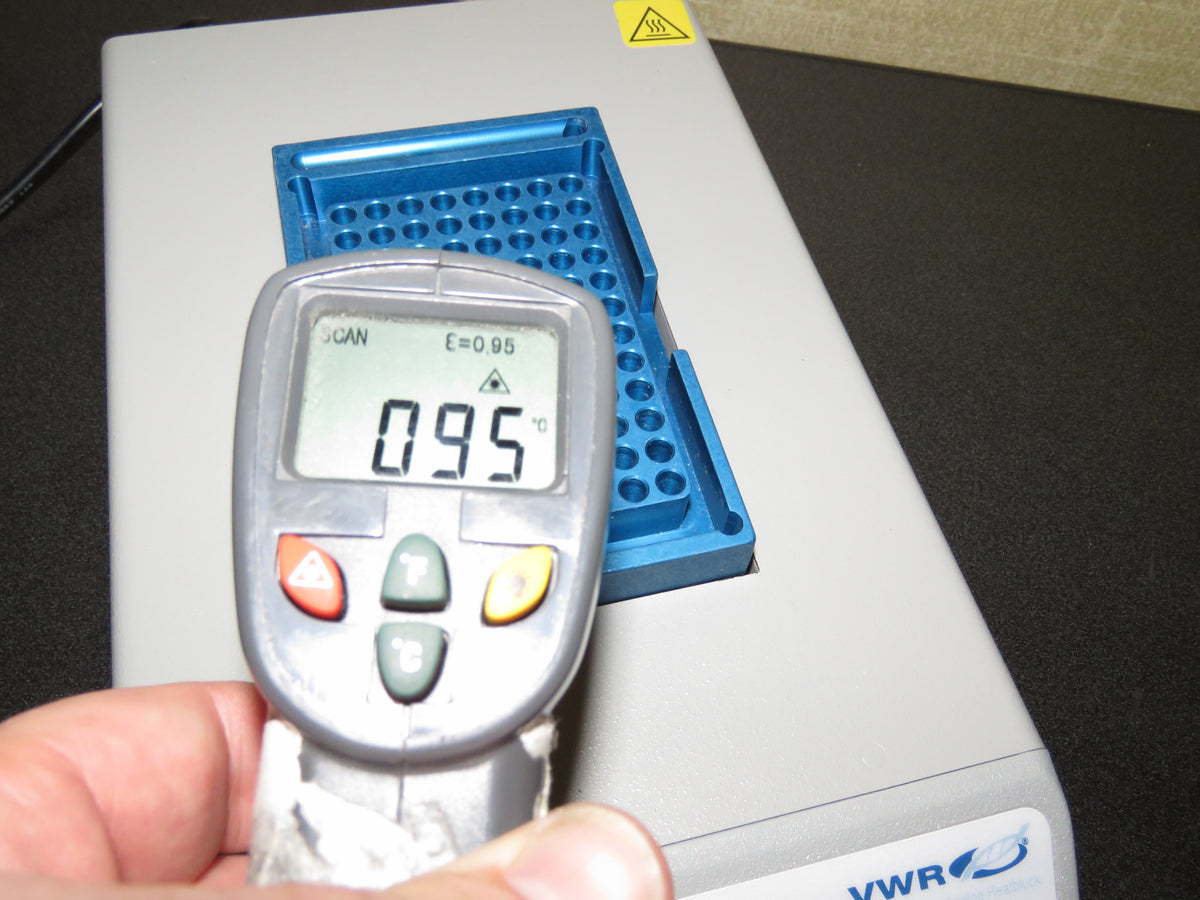 VWR Laboratory Analog Dual Temp 150C Heatblock Heater w/ 96 Well Block ...