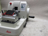 2010 Leica RM2255 Fully Automated Rotary Microtome w/ Remote control & Foot Pedal