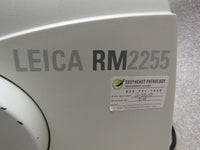 2010 Leica RM2255 Fully Automated Rotary Microtome w/ Remote control & Foot Pedal