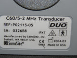 Sonosite 180 Plus, Docking Station, Printer Monitor, C60, L38, L25 Transducers, New battery