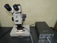 Olympus Microscope SZH w/ Bright Field/Dark Field Base 1X & 2X Objectives / Light