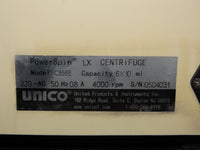 UNICO C856 Powerspin Lx Centrifuge, Linear Variable Speed, 6 Places, 115V C856E