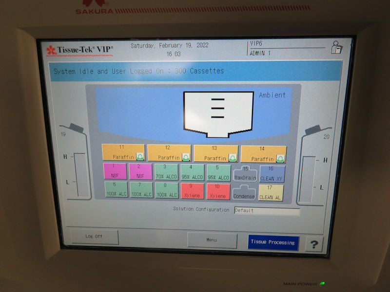 Vip Processor Sakura Tissue Tek VIP 6 Tissue Processor - VIP6 - Excellent Condition ...