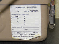 Ludlum Measurements Inc, Model 3 Survey Meter / Geiger Counter 44-1 Head