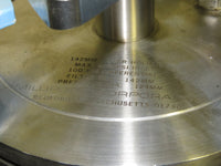 Millipore Stainless Steel 10L Portable Dispensing Pressure Vessel w/142mm Filter Holder