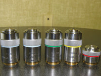 Leitz Wetzlar Dialux 20 Microscope Quintuple turret w/ NPL FLUOTAR 63 40 25 10 4 Objectives