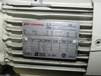 EDWARDS 18 E1M18 ROTARY VANE SINGLE STAGE VACUUM PUMP 208 Volt