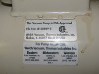 Welch 7 DirecTorr 8920A Direct Drive Vacuum Pump w/ Filter 115VAC