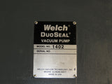 Welch 1402 DuoSeal Belt-Driven Rotary Vane Vacuum Pump 115VAC - Video!