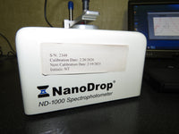 Thermo NanoDrop ND-1000 UV/Vis Spectrophotometer w/ Laptop & USB cable