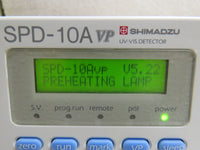 Shimadzu SPD-10Avp UV-Vis Detector, low lamp hours, nice condition!