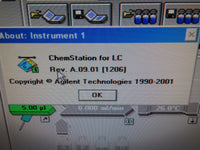 Agilent 1100 HPLC DAD system with PC and Chemstation